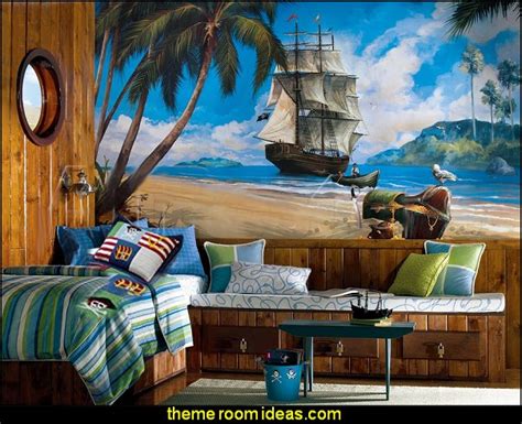 Unique pirate themed bedroom designed by steve kuhl for a six year old boy. Decorating theme bedrooms - Maries Manor: pirate bedroom ...
