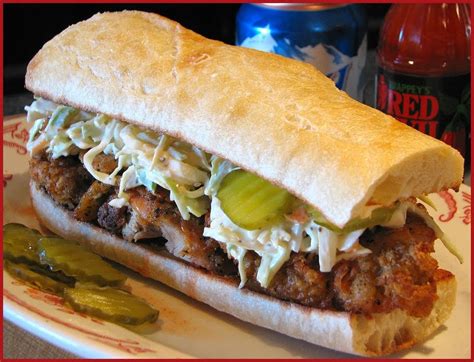 Fat Johnnys Front Porch Pan Fried Chicken Poboy