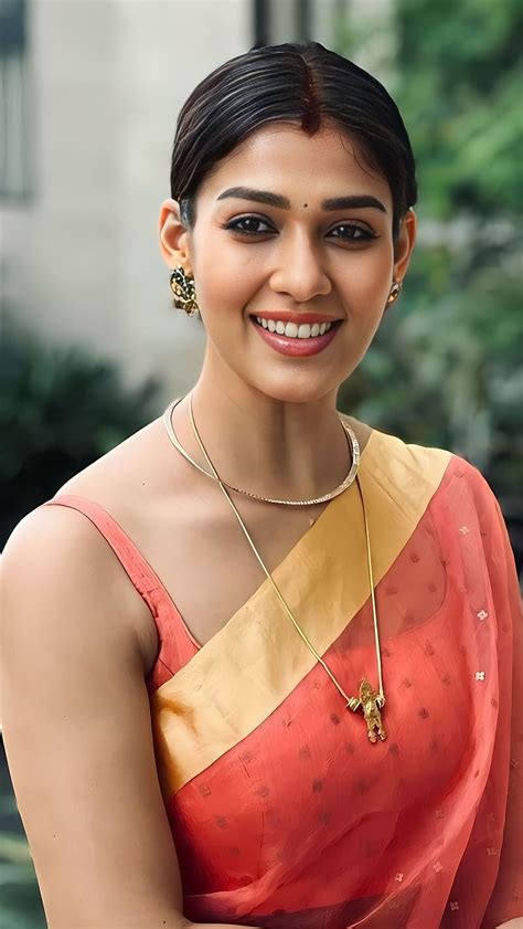 Nayanthara Telugu Actress Tamil Actress Saree Beauty Hd Phone