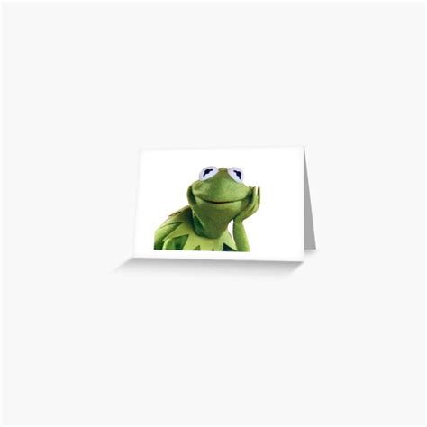 Kermit Greeting Cards Redbubble