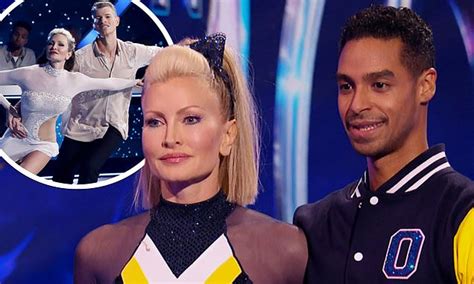 dancing on ice caprice bourret 48 fails to address reason for partner hamish gaman being