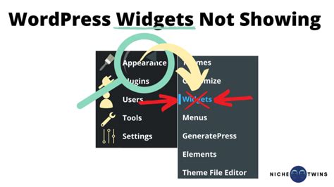 Wordpress Widgets Not Showing Heres The Fix Niche Twins