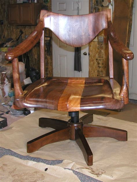 Hand Made Custom Made Desk Chair By Handmade Kappel Furnature