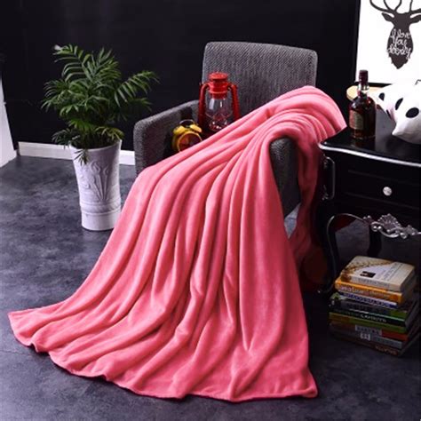 Super Soft Warm Solid Warm Micro Plush Fleece Blanket Throw Rug Sofa