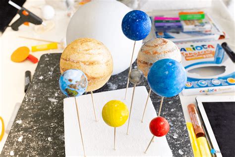 ciencia para niños cómo hacer una maqueta del sistema solar