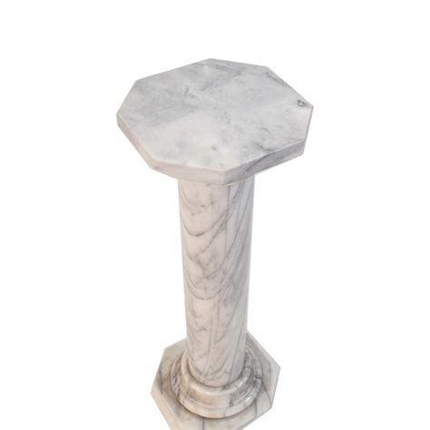 A Vintage White Marble Pedestal The Vault Sydney