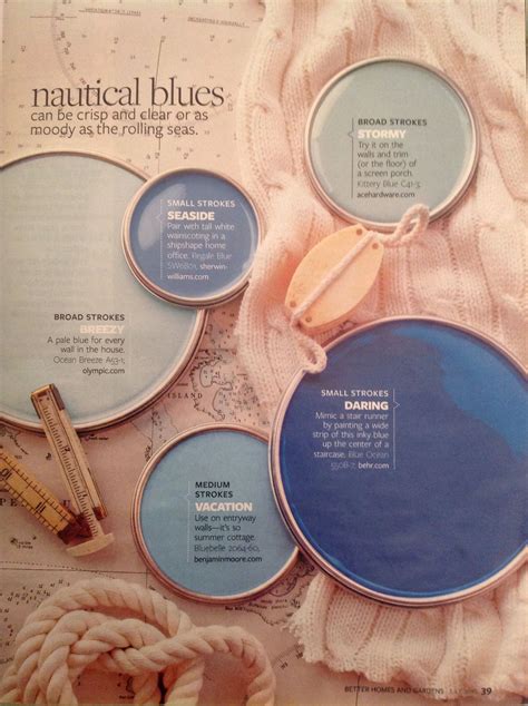 Better Homes And Gardens Nautical Blues Paint Colors For Home Paint