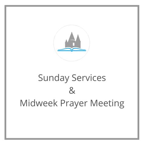 Sunday Services And Prayer Meetings Newtownards Baptist Church