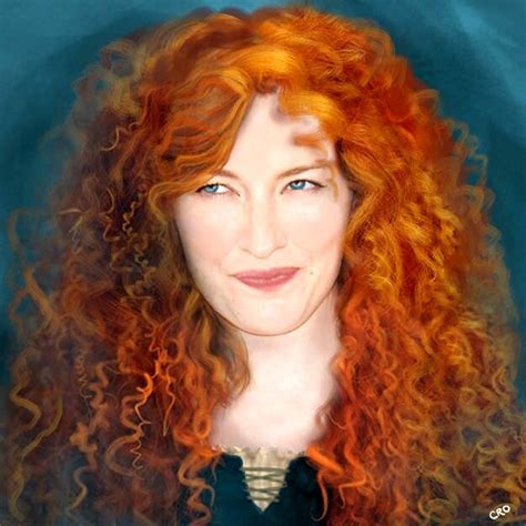 Kelly Macdonald As Merida Voices By Crystal Ro Buzzfeed Brave