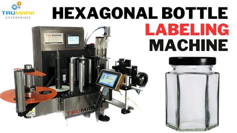 Hexagonal Bottle Labeling Machine Youtube