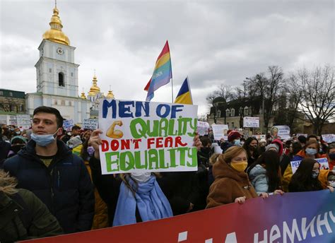 Thousands Of Ukrainian Women March Against Domestic Violence Courthouse News Service