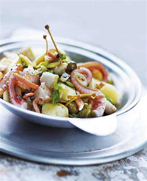 Recette Salade tiède de poulpes aux câpres