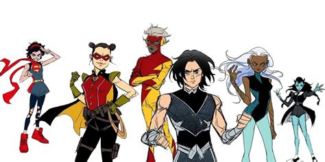Teen Justice Meet Dcs New Team Of Legacy Heroes Cbr