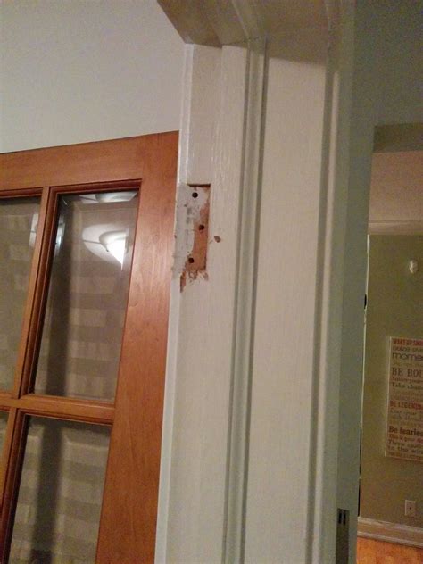 If you don't want to pay for a professional, here is how you can fix a door frame. How do I repair a door frame? - Home Improvement Stack ...