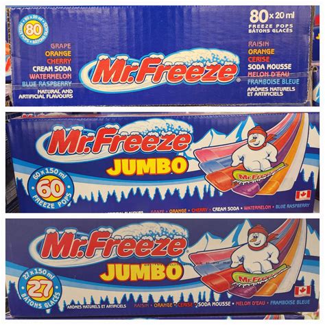 New And Original Mr Freeze Jumbo Freeze Pops Shopee Philippines