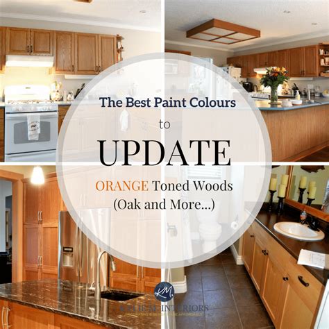 Warmer colors, like orange, brown, rust and red, work too, but the deeper tones of these colors work best. The 16 Best Paint Colours To Go With Oak (or Wood): Trim, Floor, Cabinets and More... - Kylie M ...