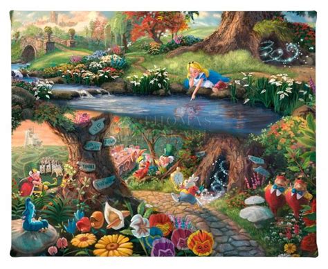 Alice In Wonderland Diamond Painting Thomas Kinkade Disney Disney