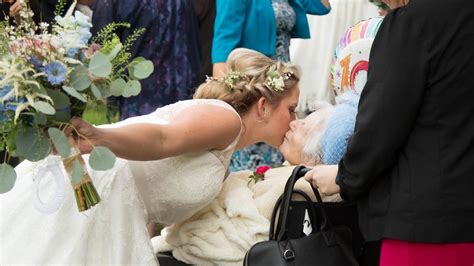 britain s oldest bridesmaid spends her 100th birthday helping granddaughter tie the knot