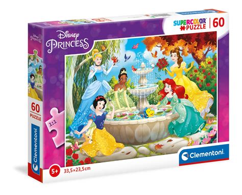 Disney Princess 60 Pcs Supercolor Puzzle Clementoni