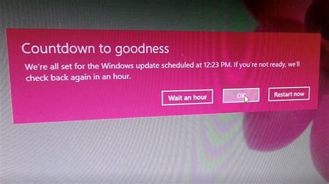 Updating Windows 10 Countdown To Goodness Youtube