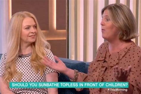 This Morning Viewers Defend A Woman S Right To Sunbathe Topless As