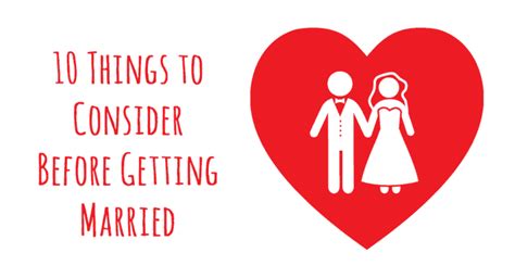 10 Things To Consider Before Getting Married Relationship Rules