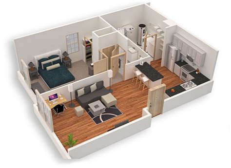 Top 10 Modern 3d Small Home Plans 4 Acha Homes