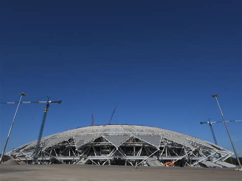 World Cup News Russian World Cup Stadium Finally Gets Its Grass
