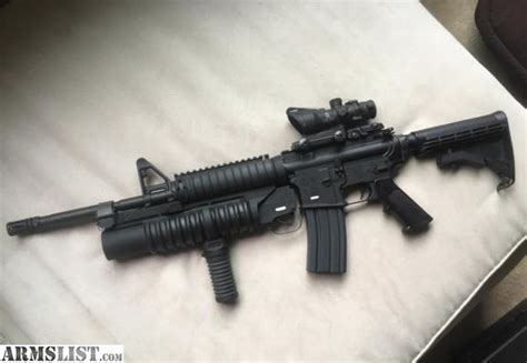 Armslist For Sale Colt M4 Carbine W Colt M203 Grenade Launcher And Acog