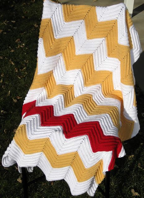 All Things Bright And Beautiful Chevron Blanket