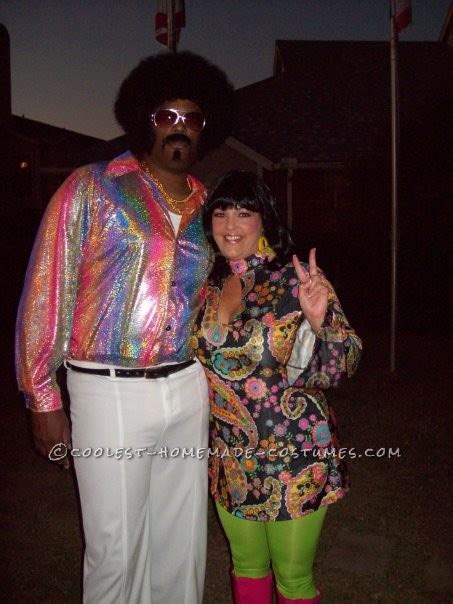 1970 S Disco King And Queen Couples Matching Costumes Couples 70s Costumes Couples Disco
