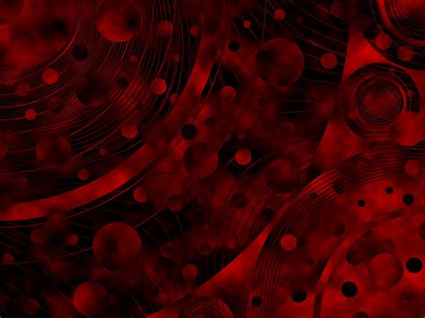 Wallpaper Circles Lines Intersection Red Background Hd Widescreen