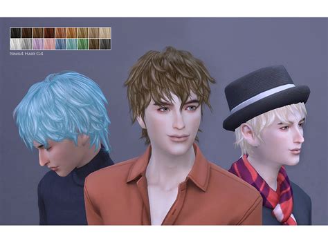The Sims Resource Male Hair G4