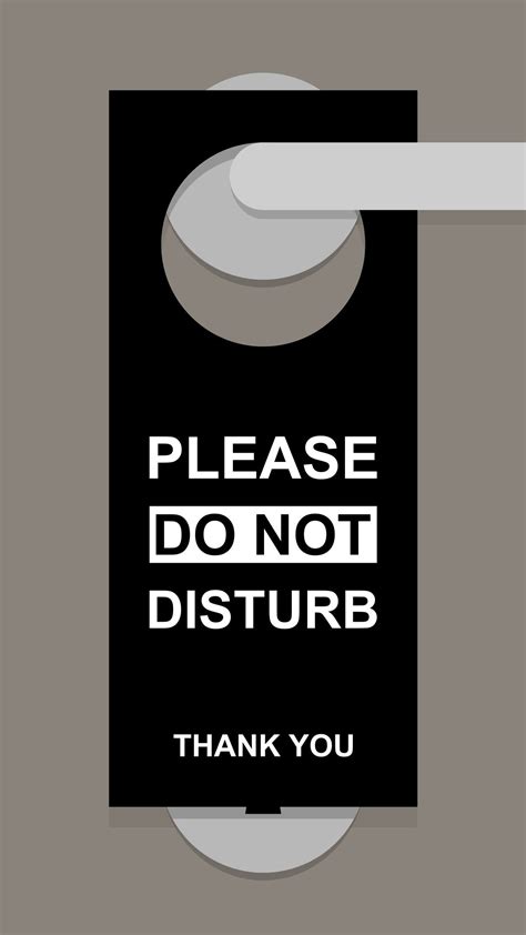 Please Do Not Disturb Wallpaper Backiee