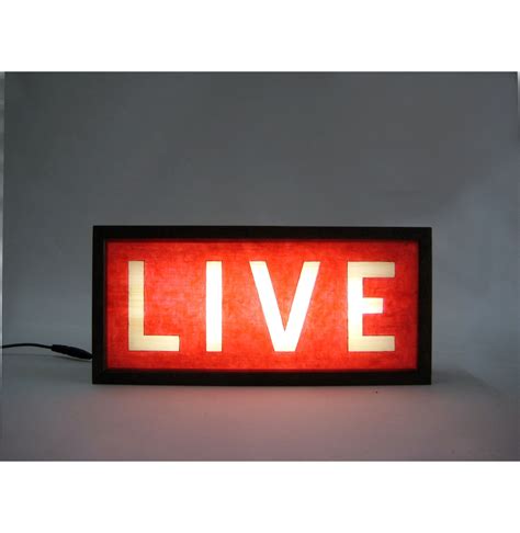 Live Wooden Lightbox Sign Lighted Hand Painted Signs Etsy Australia Light Box Sign Hand