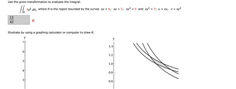 Solved Use The Given Transformation To Evaluate The