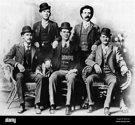 The Wild Bunch 1900 Photo Of The Notorious Gang Of Butch Cassidy And