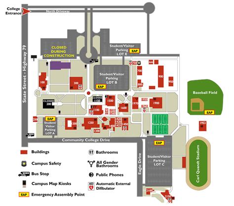 San Jac Central Campus Map Map Vector