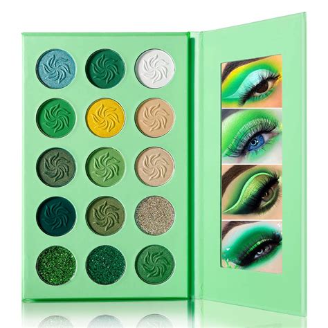 Buy DE LANCI Avocado Green Eyeshadow Palette Color Highly Pigmented