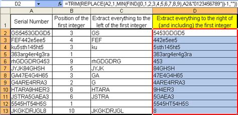 Alphanumeric passwords use specific characters and rules to enforce complex sequences for logins. Tom's Tutorials For Excel: Finding the Position of the ...