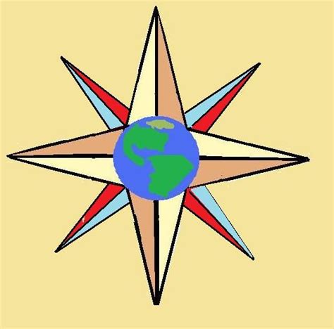 Mariner's Compass Rose | Mariners compass, Compass rose, Compass
