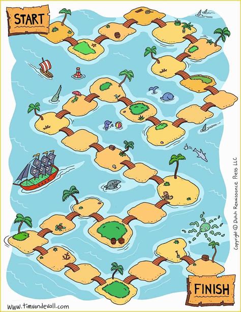 Free Game Templates Of Board Game Template Island Theme Tim S