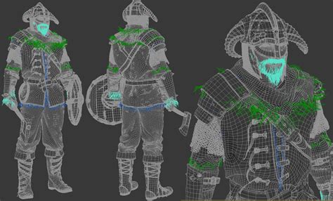 Pin On Wireframe Characters