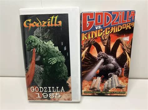 Godzilla Godzilla Vs King Ghidora Vhs Sci Fi Kosuke Toyohara Megumi Odaka Picclick