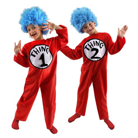 Dr Seuss Thing 1 And 2 Child Costume From Pbs Kids Shop Twin