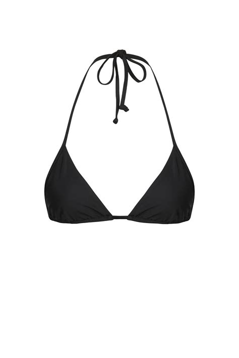 Daiquiri Triangle Bikini Top Black Bikini Top Shona Joy
