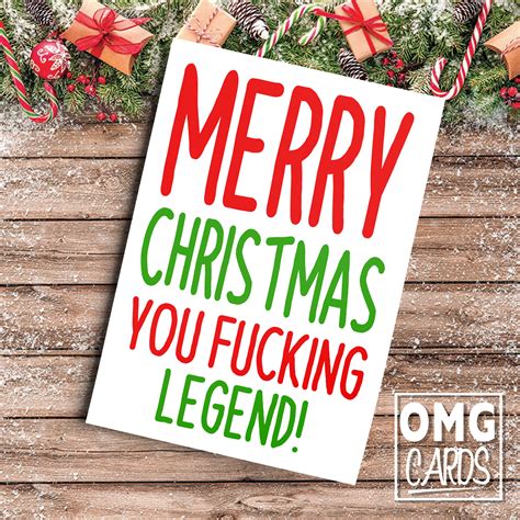 Funny And Rude Christmas Cards Omg Cards