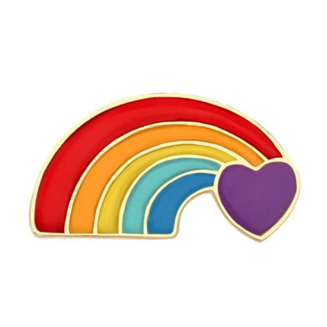 Rainbow Heart Pins Pride Shop Lgbtqia