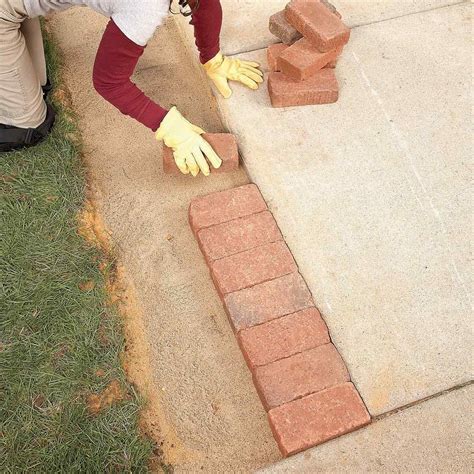 Use Brick Borders for Path Edging | Family Handyman