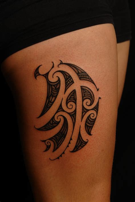 Maori Polynesian Tattoo Delicate Maori Tattoo Design